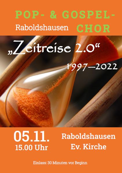 2023 Raboldshausen Plakat Gospelchor Bild
