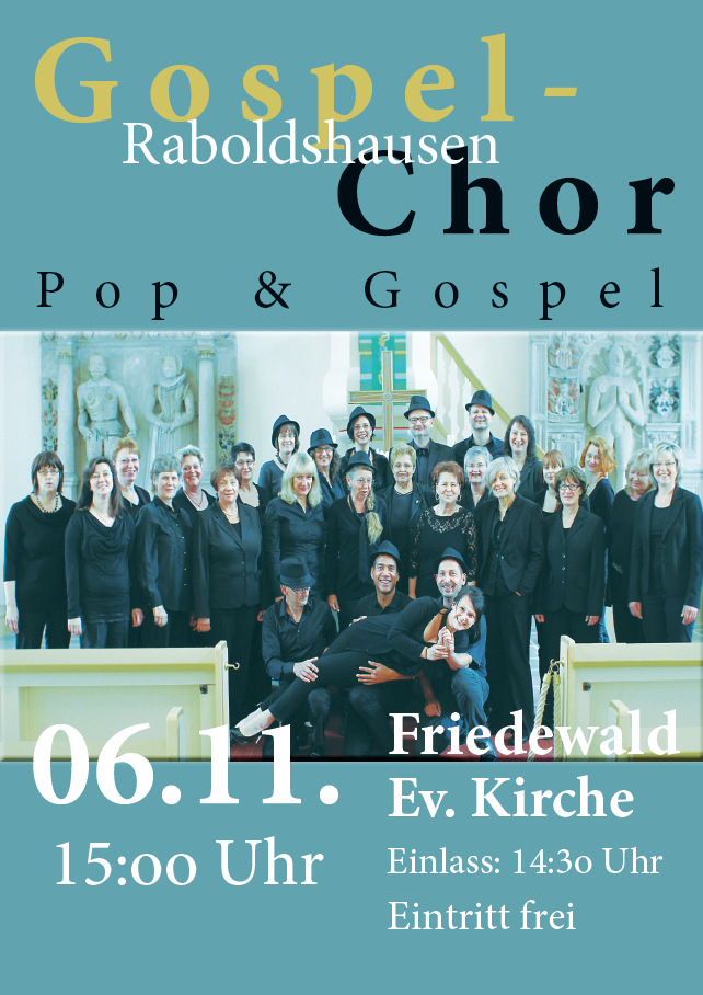 Plakat Konzert Friedewald 2016